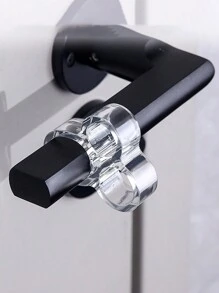 1/3/6 piezas Protector de colisión de silicona para puertas y ventanas, protector de puerta, cubierta para pomos de puertas, adecuado para diferentes puertas, baños, cocinas, salas de estar, artículos esenciales para el hogar