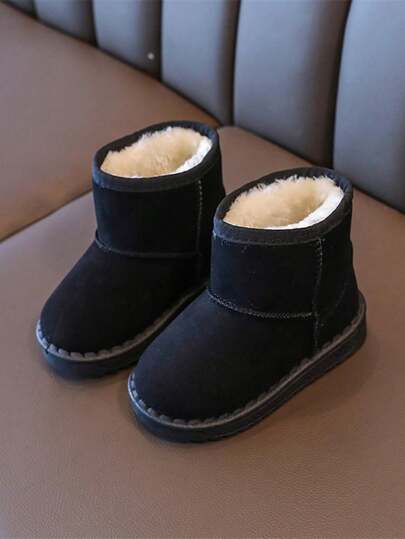 2024 New Children's Snow Boots For Winter, Thickened Snow Boots For Girls, Warm And Waterproof, Anti-Slip Snow Boots