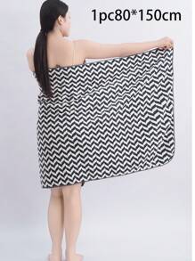 1/3pcs Coral Fleece Microfiber Non-Shedding 1pc Bath Towel/ Or 1pc Face Towel, Soft Absorbent Striped Bathroom Towel, Suitable For Bathroom, Pool, Beach Back To School For Beauty Salon Home Bathroom Shower Towels For Beauty Salon, Hotel Sports,Home Essentials, Towel, Skin Care Bath Towel Sheet