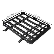 Futchoy Futchoy support de toit universel pour voiture plateau de panier en aluminium support de Rail de chargement de bagages