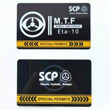 SCP Foundation GUARD Secret PVC Hardcard Special Logo Cosplay Access Grade Card - Single Piece - View 53
