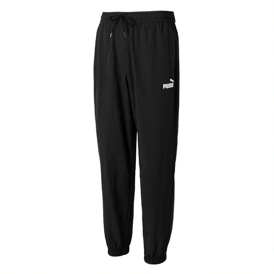 Puma Woven Boyfriend Style Men's Trousers Autumn Outdoor Travel Breathable Trousers Casual Daily Sports Leggings 685578-01 - Black - View 1