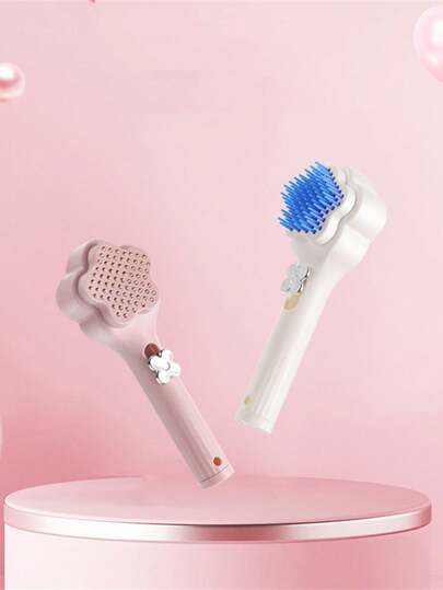 1pc Retractable Massage Hair Brush, Detangling Brush, Hair Scalp Cleaner, Gentle On Hair, Static-Free Hair Brush, Back To School, Travel Holiday Essentials, Hair Accessories For Women, Brush, Detangling Brush, Ball Brush, Mini Hair Brush Set, Wooden Comb, Hair Brush, Hair Combs, Barber, Slick Back Brush, Hair Brush, Ball Brush, Hair Brush, Hair Brush, Brush Hair Brush Set, Comb Hair, Comb For Curls, Detangling Brush, Hair Brush For Women, Barber Accessories, Barbershop, Hairdressing Equipment