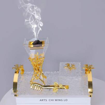 Acrylic Decorative Tray / Aromatherapy Burner / Jewelry Box / Clamp Gifts Birthday Graduation