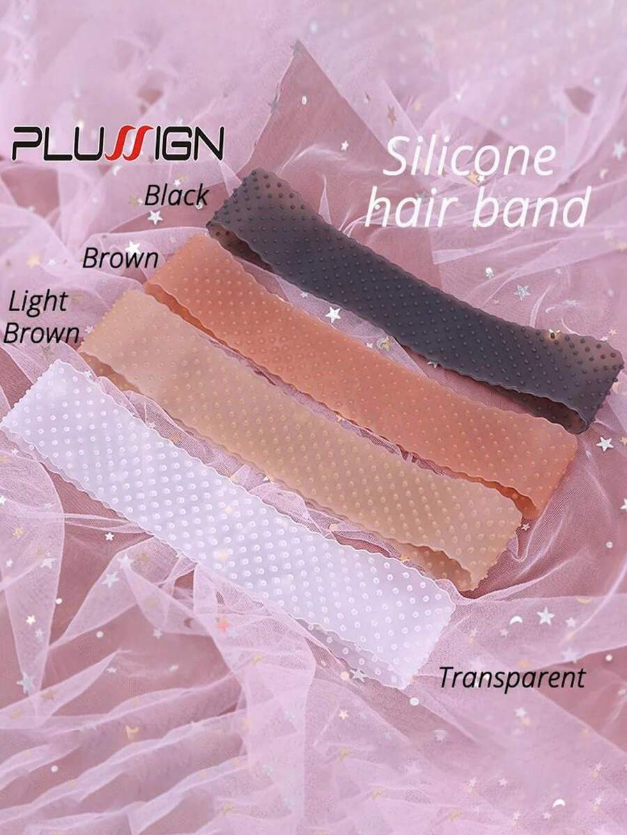 1 Băng đô thể thao bằng silicon, Dây buộc tóc co giãn chống trượt khi chạy bộ, Băng quấn mồ hôi khi tập luyện - Nhiều màu - Xem 1