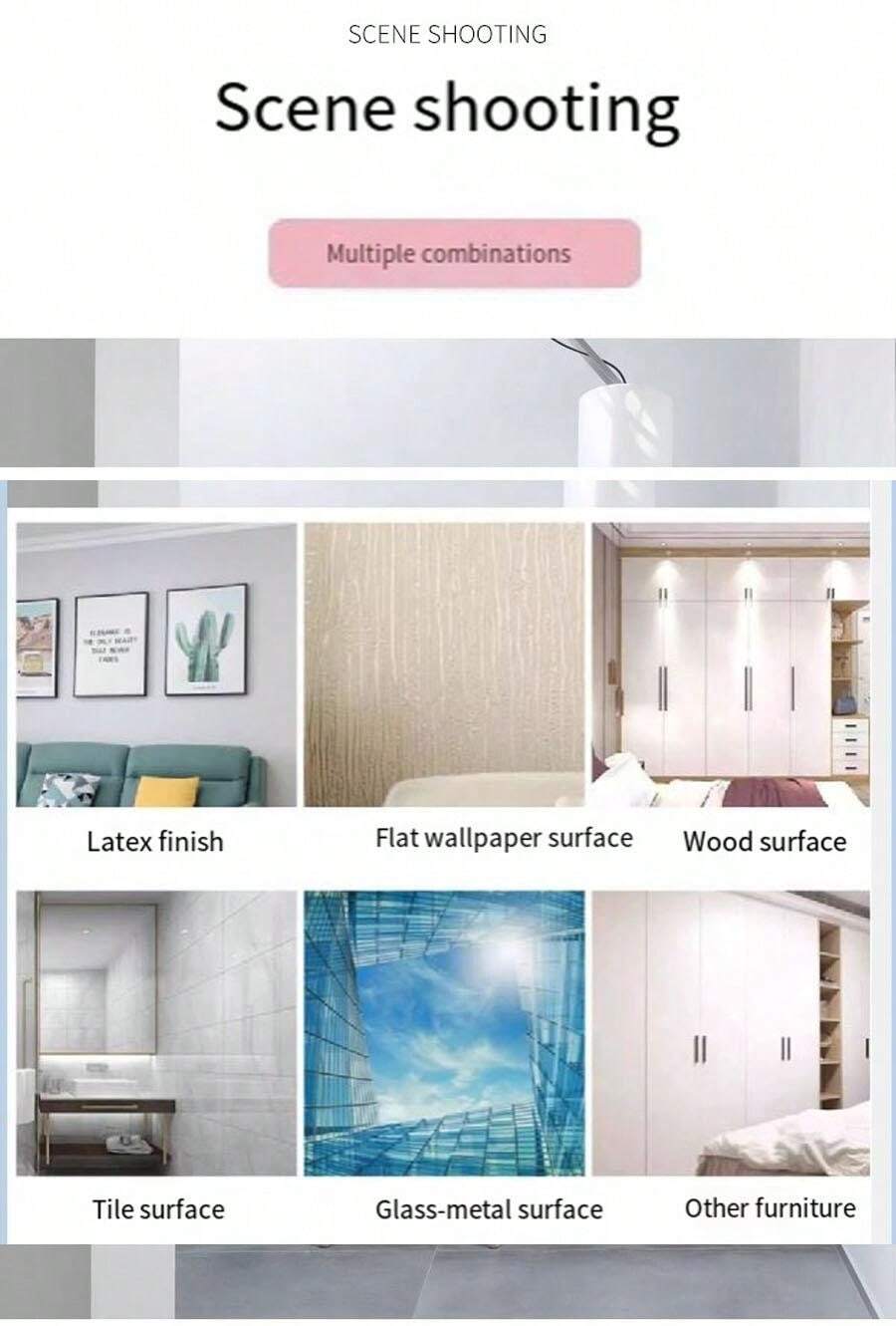 Jabey Fogli Specchio Adesivi Flessibili PET – Autoadesivi Non In Vetro, 50x100cm, Per Arredo E Bricolage