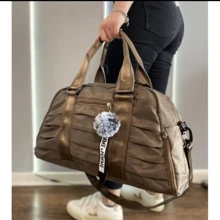 Ceces Bag Gym And Travel Suitcase Bag + Keychain - Rỉ Nâu - Xem 1