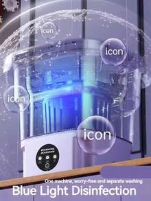 Lavadora Plegable Portatil, Centrifugadora Automatica ,3 Modos de Limpieza - Multicolor - Ver 4