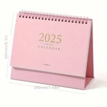 Lịch cơ bản sáng tạo 2024-2025, Lịch thiết kế đơn giản theo phong cách Ins-Style, Lịch tháng và năm, Trang trí bàn làm việc, Năm đầy đủ 2024 đến 2025 - Một cỡ - Xem 13