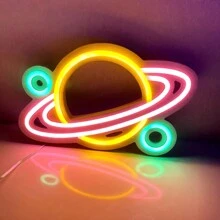 1 件霓虹灯木制工艺猫爪墙壁装饰灯,尺寸 9.44x8.66 英寸/24x22 厘米,由电池或 USB 供电,LED 氛围灯适用于卧室、宿舍、露台、酒吧、生日、圣诞节、节日装饰 - 白色 - 查看 27