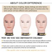 Male Bald Mannequin Head Wig Making And Display Hat Helmet Glasses Or Masks Display Head Model - Apricot - View 8