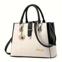 Purses And Handbags For Women Fashion Tote Bag Shoulder Crossbody Bag Ladies Top Handle Satchel Purse - 白色 - 查看 1