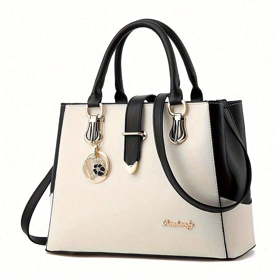 Purses And Handbags For Women Fashion Tote Bag Shoulder Crossbody Bag Ladies Top Handle Satchel Purse - 白色 - 查看 1