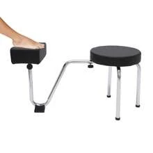 ZhdnBhnos LINSIE Portable Salon Spa Pedicure Stool Foot Rest Stool Chair Height Length Adjustable The Best Gift/Present For Family&Friends Happy Christmas - 黑色 - 查看 4