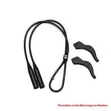 1 bộ dây đeo kính co giãn unisex và móc tai silicon thể thao cho nam nữ, kính mắt thời trang, kính đọc sách (chữ trên gọng kính ngẫu nhiên) Phụ kiện kính mắt cho nữ - Nhiều màu - Xem 16