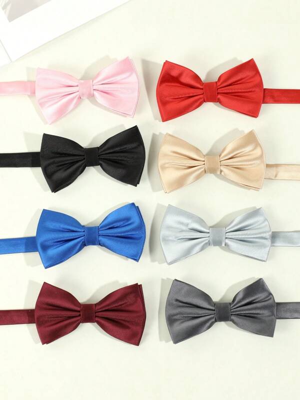 1pc Women's Casual Solid Color Double Pleat Smooth Surface Double-Layer Neckerchief, Suitable For School, Daily Wear, Party, Gift