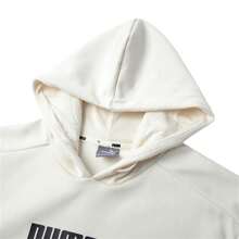 Puma 男士连帽运动衫，休闲运动上衣，保暖羊毛套头衫，舒适时尚，SKU：846547-73 - 白色 - 查看 5