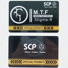 SCP Foundation GUARD Secret PVC Hardcard Special Logo Cosplay Access Grade Card - Single Piece - View 11