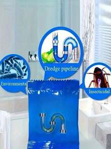 10/5/1pc Super Strong Drain Cleaner To Drain Your Kitchen Sink, Toilet And Pipe In Seconds