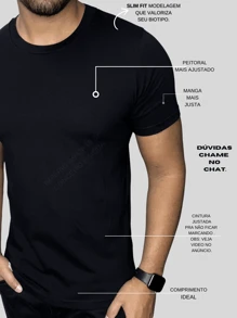 Premium Basic T-Shirts Made Of Peruvian Fabric With Smooth Elastane, Slim Fit And Traditional Design. - 軍綠色 - 查看 6