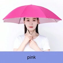 1顶男女通用银色单层时尚夏季户外防紫外线防风防雨伞帽，直径30.3英寸，可折叠可调节，适合高尔夫、钓鱼、露营、园艺、海滩、皮划艇、旅行和徒步等户外活动、度假、旅行、服装配饰和礼品。 - 彩色 - 查看 13