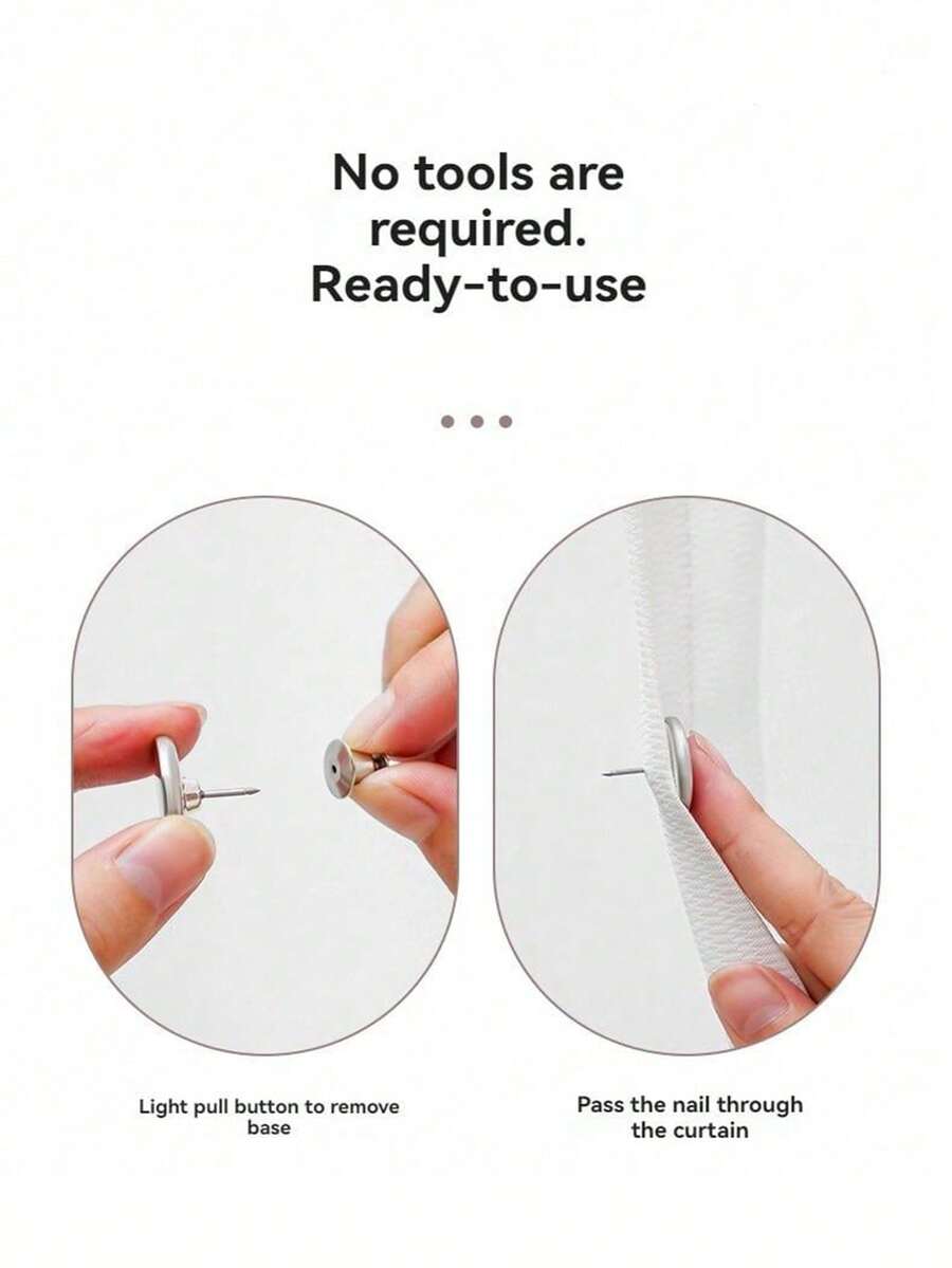 5pairs Window Clips, Fasteners For Curtain, Prevent