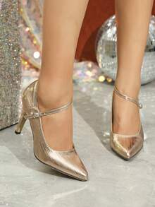 New Fashion Pointed Toe Thin High Heel Women Dress Shoes