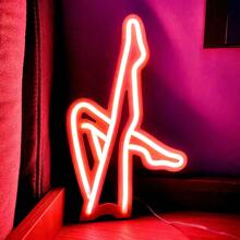 1 件霓虹灯木制工艺猫爪墙壁装饰灯,尺寸 9.44x8.66 英寸/24x22 厘米,由电池或 USB 供电,LED 氛围灯适用于卧室、宿舍、露台、酒吧、生日、圣诞节、节日装饰 - 白色 - 查看 23