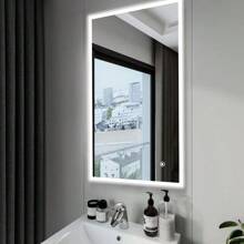 100x60 Badspiegel mit LED Beleuchtung Wandspiegel Badezimmerspiegel Lichtspiegel