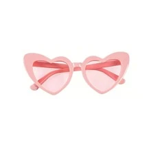 5PCS Heart Shaped Sunglasses For Wedding Party And Daily Travel Decoration,Candy Shower Gifts Accessories Bridesmaid Wedding Favor Women,Christmas