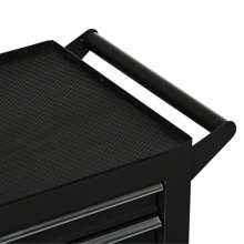 DURHAND Roller Tool Cabinet Storage Chest Box 7 Drawers Roll Wheels Garage Workshop Red - 黑色 - 查看 9