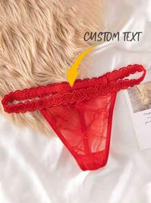 Personalized Letter Lace Panties For Women, Sexy Lace Thong With Custom Gold Letters, Diy Gold Rhinestone Shiny Letters Name Fashion, Unique, Customized Finds, Winter Fashion Gift, Personalized Gifts For Men/Women, Lingerie, Panties, Underwear, Thongs Ideal Gifts For Her Girlfriend Living Room, Bedroom, For Anniversaries, For Birthdays, For Winter, For Fall/Autumn, For Holiday,Customized Women Panties,Look Glamour, Underwear & Sleepwear