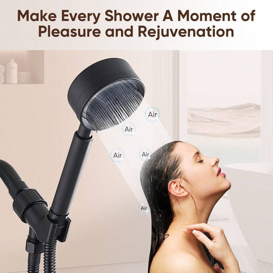 GOXIUHAN Handdouchekopset Hogedruk RVS Handdouchekop met hoge