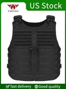 YAKEDA Popular Outdoor Quick Release Tactical Vest, Outdoor Gear - Black - View 12