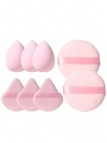 29/20/8/1件专业化妆刷套装，包含20支化妆刷（散粉刷、腮红刷、高光刷、眼影刷、眉刷）、3个化妆海绵粉扑、1个防水化妆包、2个圆形散粉/粉底粉扑。此套装包含20支化妆刷（散粉刷、腮红刷、高光刷、眼影刷、眉刷）、3个化妆海绵粉扑、1个防水化妆包、2个圆形粉扑（适用于散粉和粉底液）。此套装亦可作为化妆刷套装或化妆礼品套装使用。 - 粉色 - 查看 12