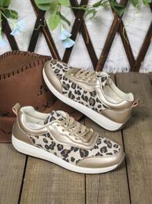 Fall/Winter Women's Fashionable Versatile Lace-Up Casual Sneakers - Multicolor - View 8