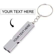 1 件定制紧急口哨，带激光雕刻文字的救生员安全口哨，适用于户外露营、徒步旅行、划船、背包旅行、钓鱼、皮划艇、儿童救援信号、响亮的求生口哨、个性化礼物 - 彩色 - 查看 14