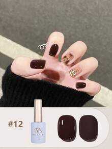 MIANEL 12ML/PCS Sơn móng tay dạng gel Maillard Tortoise Shell Gelly Amber bán chạy nhất mùa thu 2024 Sơn móng tay màu băng trong suốt mới phổ biến, Thích hợp cho mùa hè và mùa thu, Móng tay màu đen Móng tay Giáng sinh cần đèn UV để khô, Thích hợp cho móng tay và móng chân, Nghệ thuật làm móng hoàn hảo cho tiệm làm móng nghệ thuật và sử dụng DIY, Quà tặng cho phụ nữ và trẻ em gái - Nhiều màu - Xem 20