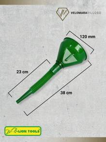 Embudo Cuello Flexible 500ml Plástico Coladera Desmontable Accesorio Cocina Herramienta - Verde - Ver 6