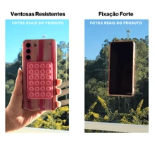 KIT 3 Premium Support Adhesive Case Cell Phone Cover With Suction Cup, Support That Sticks - Premium - 灰色 - 查看 7