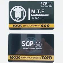 SCP Foundation GUARD Secret PVC Hardcard Special Logo Cosplay Access Grade Card - Single Piece - View 12