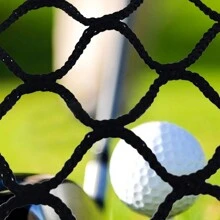 300x300cm HDPE Golf Übungsnetz Golfnetz Trainingsnetz Trainingsfeld Zielnetz - Schwarz - Übersicht 4