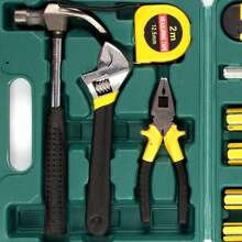11Pcs Household Hand Tools Kit Basic Tool Box DIY Set Professional Hand Carry Tool Set Box Home Fix Repair Tool Kit - Variant1 - View 6