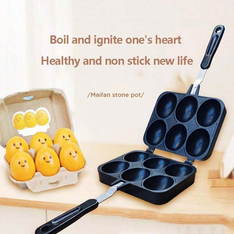 Smiling Egg Waffle Baking Tray, Chicken Cake Commercial Flow Bursting