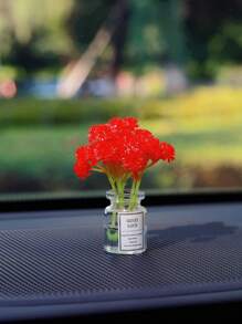 Mini Simulation Star Vase Car Decoration Ornaments Car Center Console Decoration Gadgets