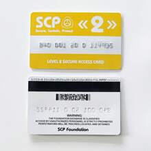 SCP Foundation GUARD Secret PVC Hardcard Special Logo Cosplay Access Grade Card - Single Piece - View 57