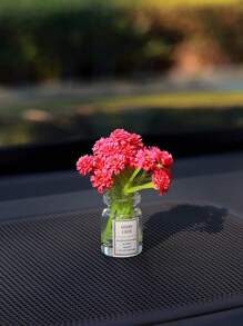 Mini Simulation Star Vase Car Decoration Ornaments Car Center Console Decoration Gadgets