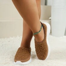 Zapatillas deportivas casuales con calentador de grafeno y suela extra ancha y gruesa para otoño/invierno 2024