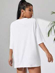 T-Shirt Tshirt C'est La Vie Fashion Inspiration Various Colors 100% Cotton - 白色 - 查看 2