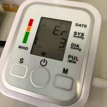 Automatic And Voice-Activated Smart Blood Pressure Monitor In Spanish That Provides Instructions, Automatic Measurements, Automatic Compression And Decompression, Sphygmomanometer - White - View 3